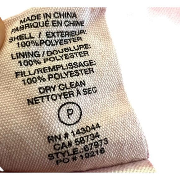 Avec Les Filles Hooded Puffer Coat Jacket Orange Size Large - Picture 10 of 11